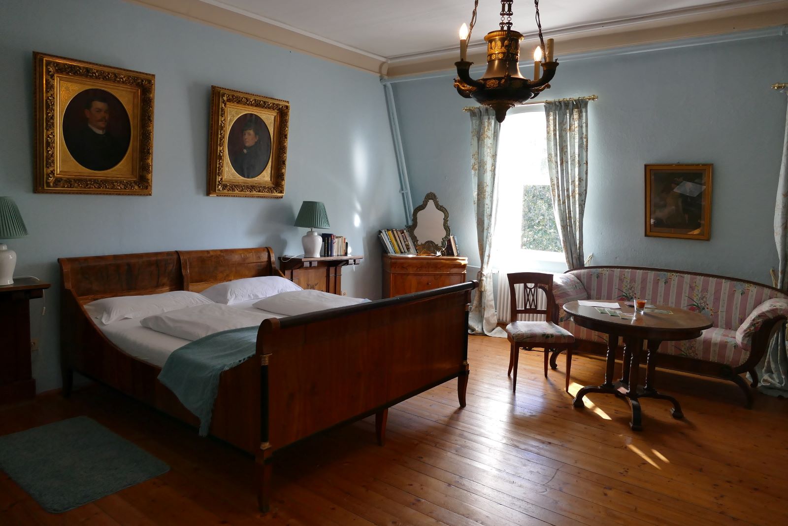 Blaues Zimmer (c) Schloss Dennenlohe