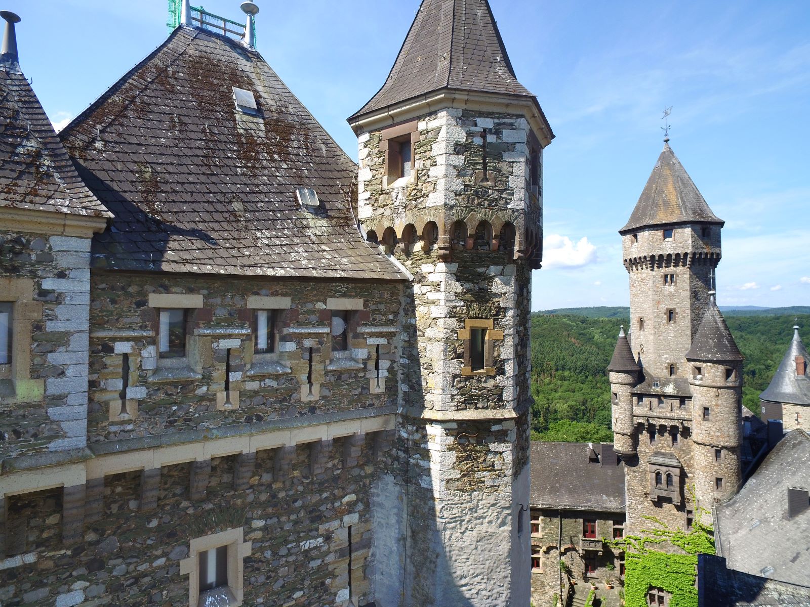 Schloss Braunfels, die beiden Haupttürme, (c) Schloss Braunfels, Foto: Peter