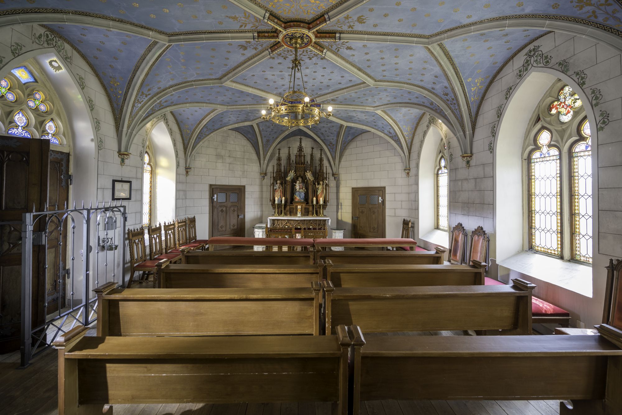 Schlosskapelle in Schloss Weitenburg (c) Jean-Claude Winkler Photography