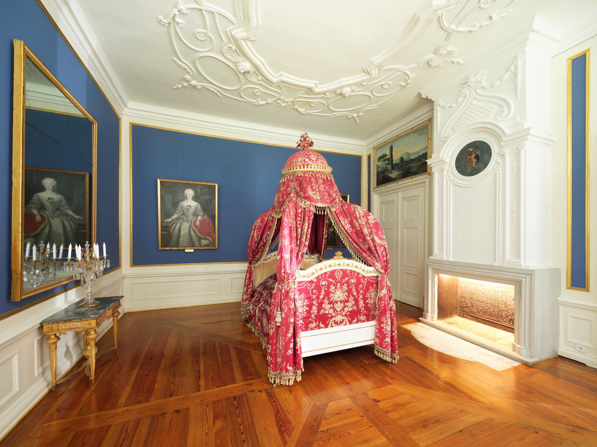 Schloss Eutin, Bettenzimmer (c) Foto Ralf Buscher