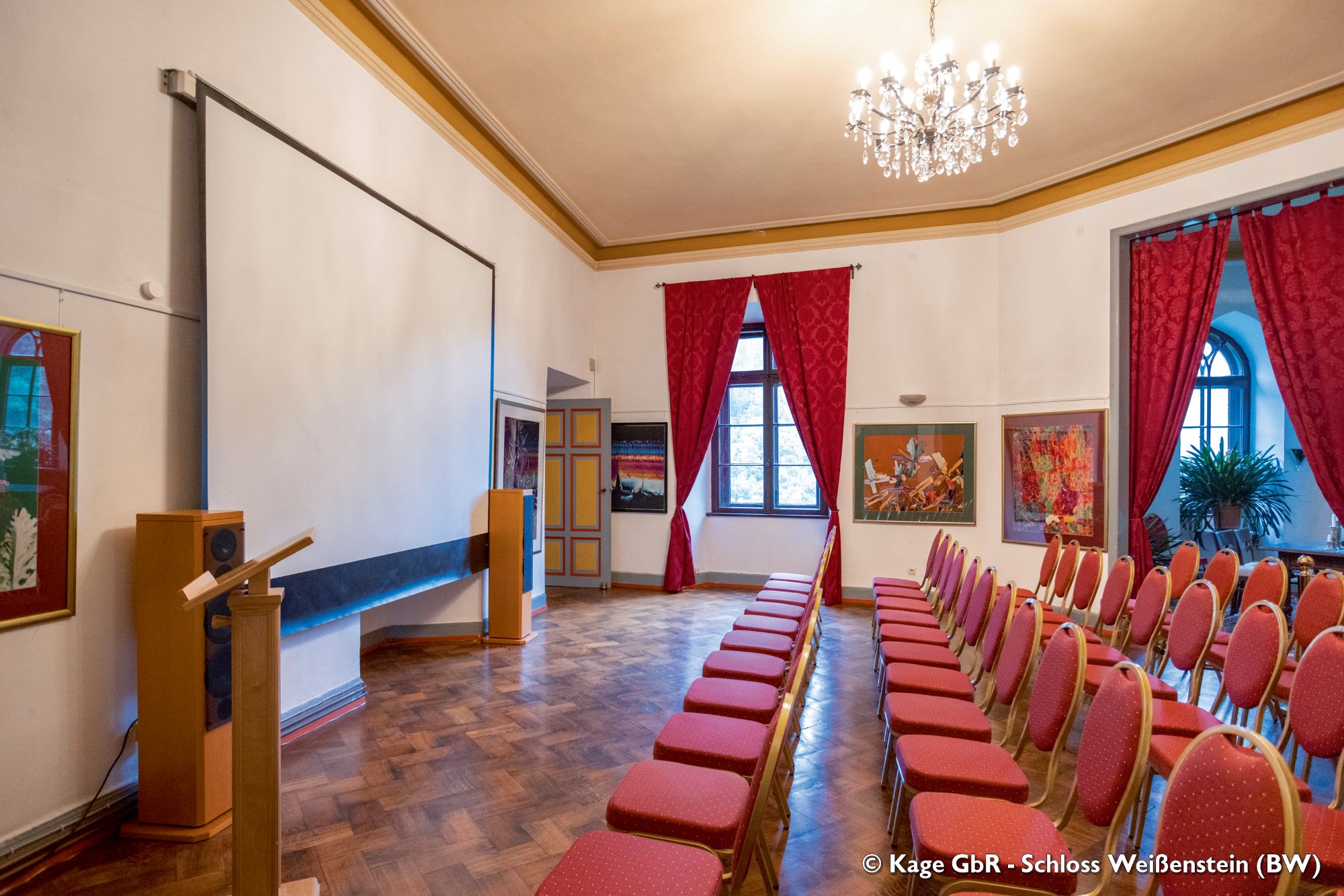 Schloss Weißenstein, Kages Miroversum, Vorführraum (c) Kage GbR - Schloss Weißenstein (BW)Weißenstein (BW)