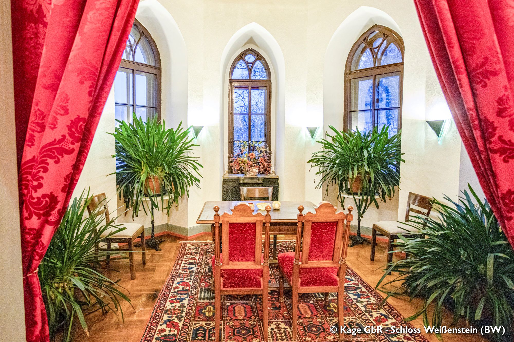 Schloss Weißenstein, Trauungslocation im Turmzimmer (c) Kage GbR - Schloss
